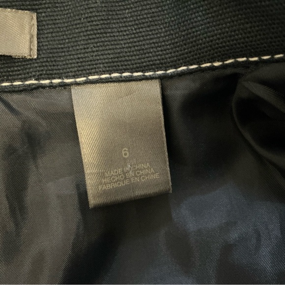 Vintage Womens Navy Blue Cotton Blazer Lined Jacket Nautical Classic Preppy 90s - Picture 12 of 14